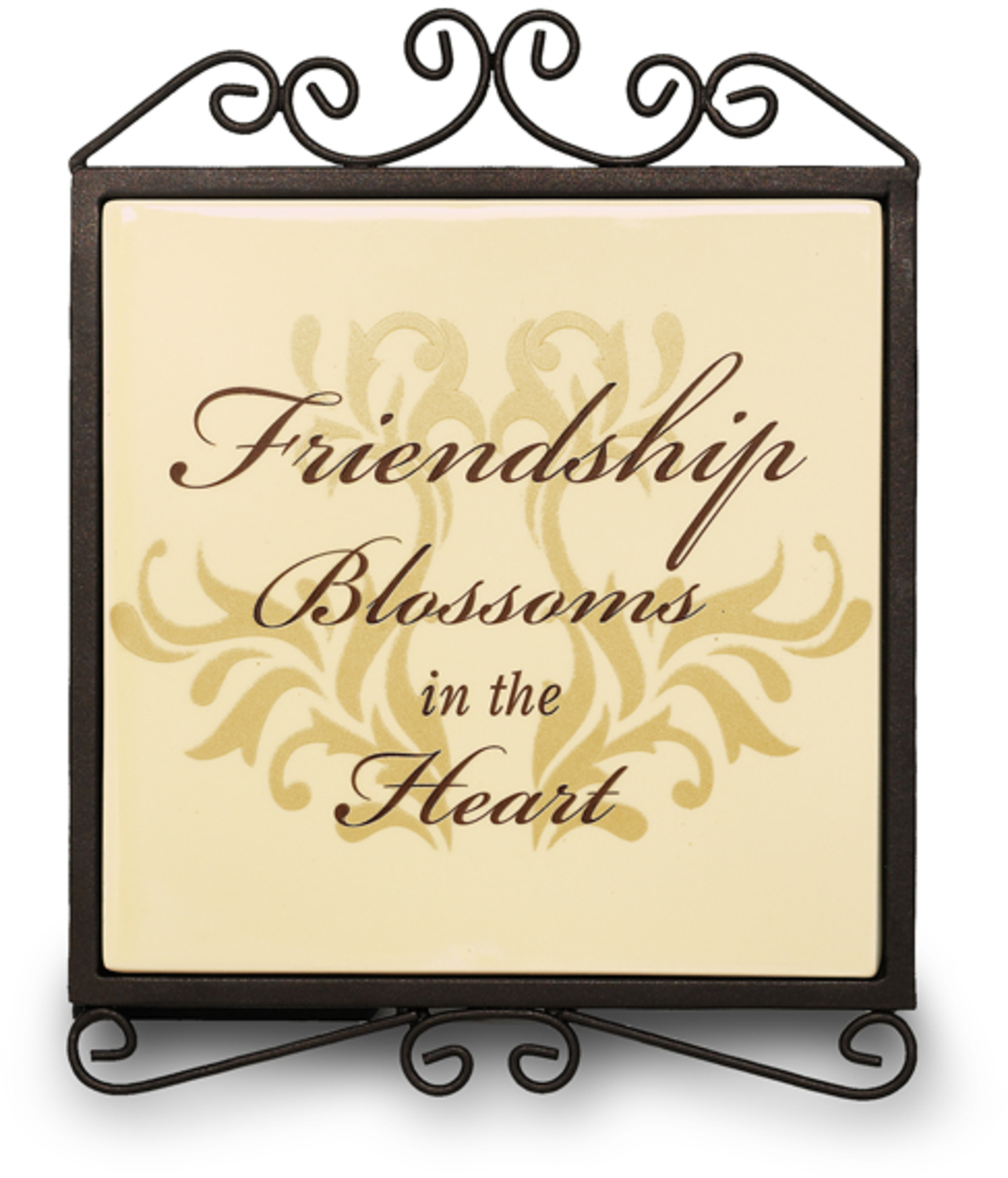 Friendship by Simply Stated - Friendship - 5" x 6.5" Plaque with Metal Scroll