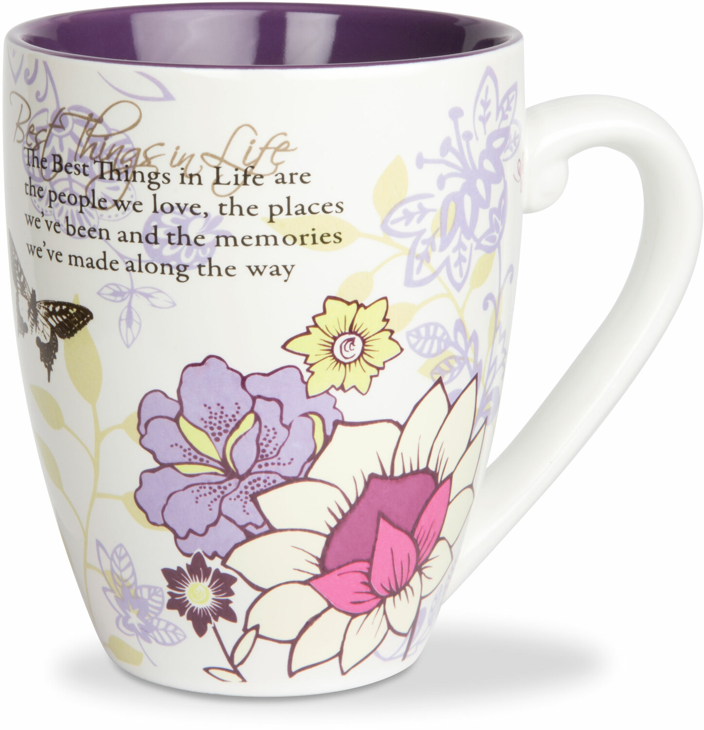 Best Things in Life by Mark My Words - <em>Best Things</em> - Large Coffee/Tea Mug, 20 oz -