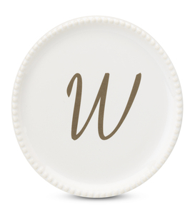 W by Mark My Words - 3.75" Monogrammed Coaster Cap