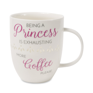 Princess by My Kinda Girl - 24 oz Pierced Porcelain Cup