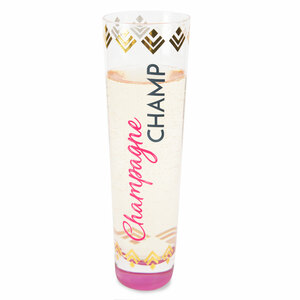 Champagne Champ by My Kinda Girl - 8 oz. Stemless Champagne Flute