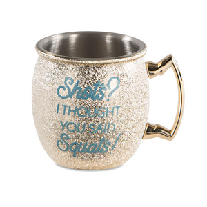 Shots? by My Kinda Girl - 2 oz Stainless Steel Moscow Mule Shot Glass