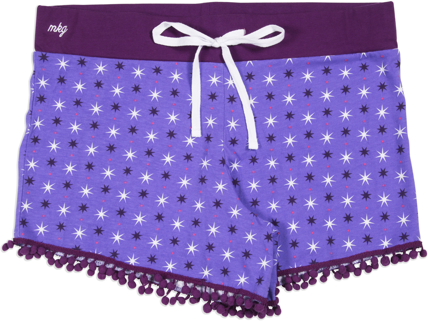 Party Girl by My Kinda Girl - Party Girl - S Purple Ladies Lounge Shorts