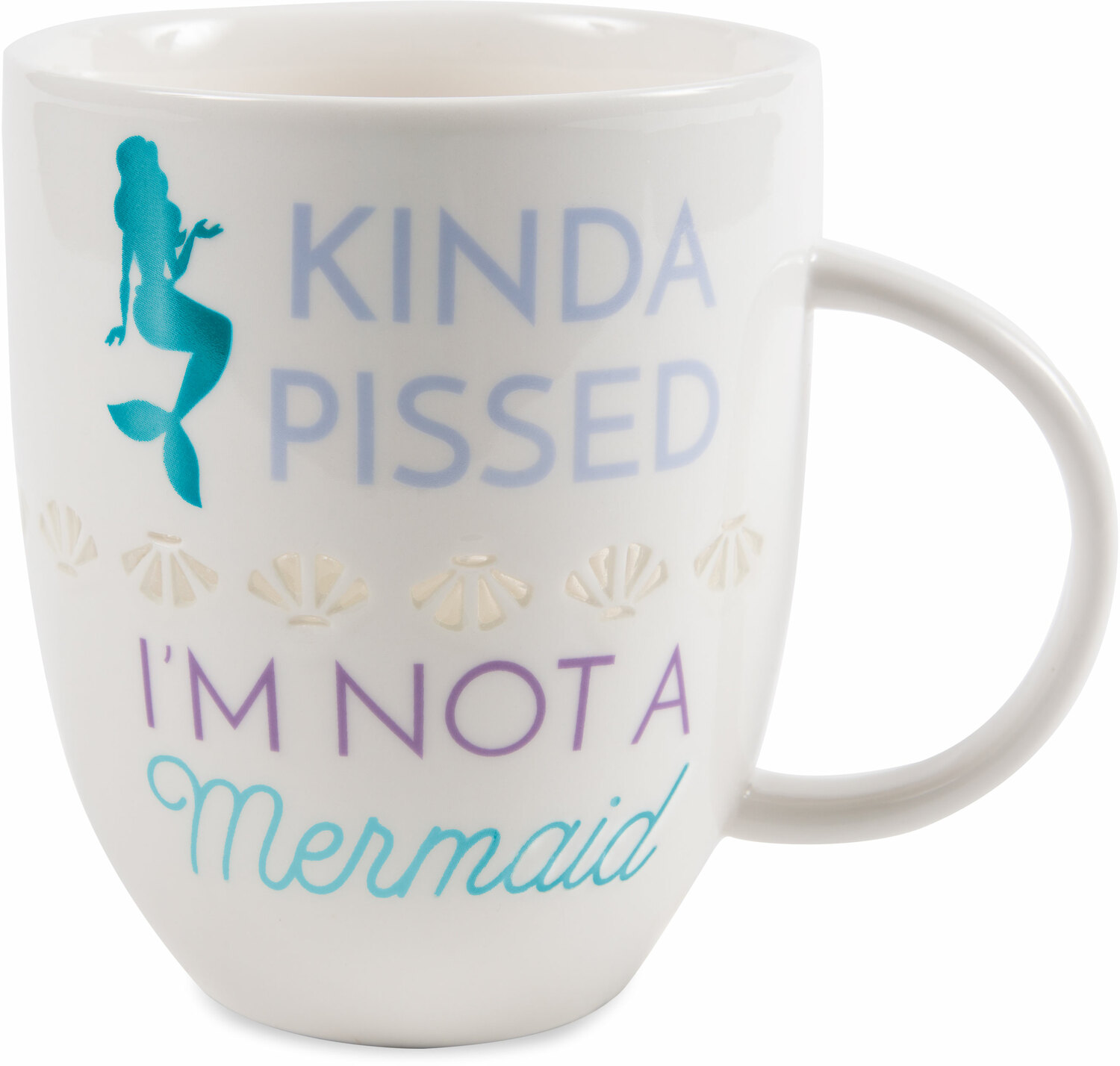 Kinda Pissed by My Kinda Girl - Kinda Pissed - 24 oz Pierced Porcelain Cup