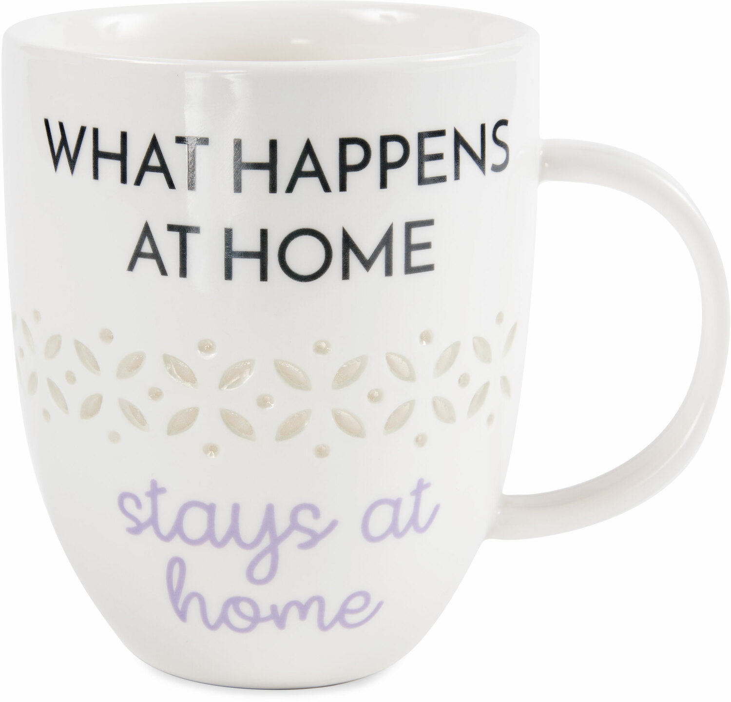 Stays at Home by My Kinda Girl - Stays at Home - 24 oz Pierced Porcelain Cup