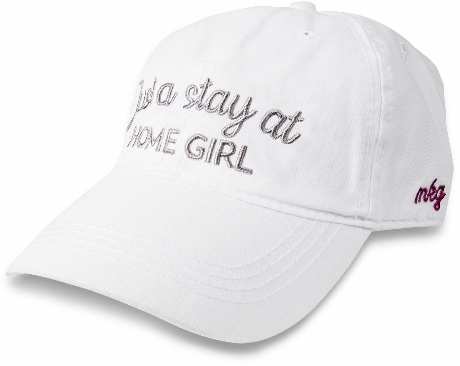 Home Girl by My Kinda Girl - Home Girl - White Adjustable Hat
