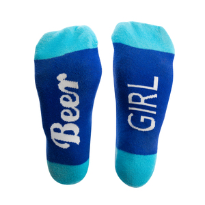 Beer Girl by My Kinda Girl - Ladies Cotton Blend Sock