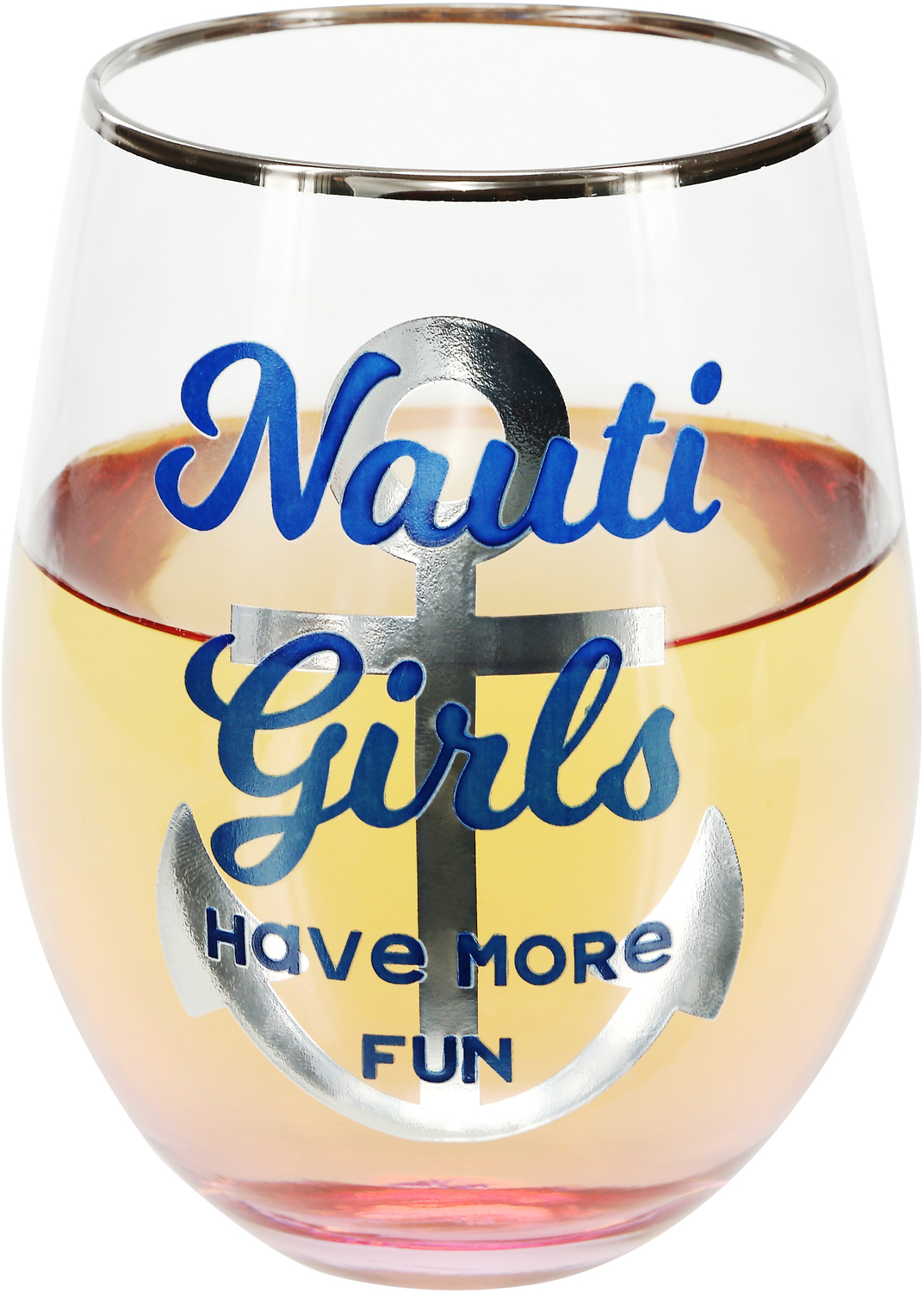 Have More Fun by My Kinda Girl - Have More Fun - 18 oz Stemless Wine Glass