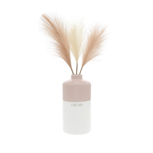 Love You by Love You - 6" Vase with Pampas Grass