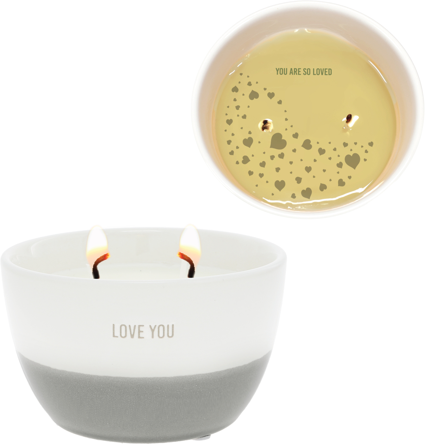Love You by Love You - Love You - 11 oz - 100% Soy Wax Reveal Double Wick Candle
Scent: Tranquility