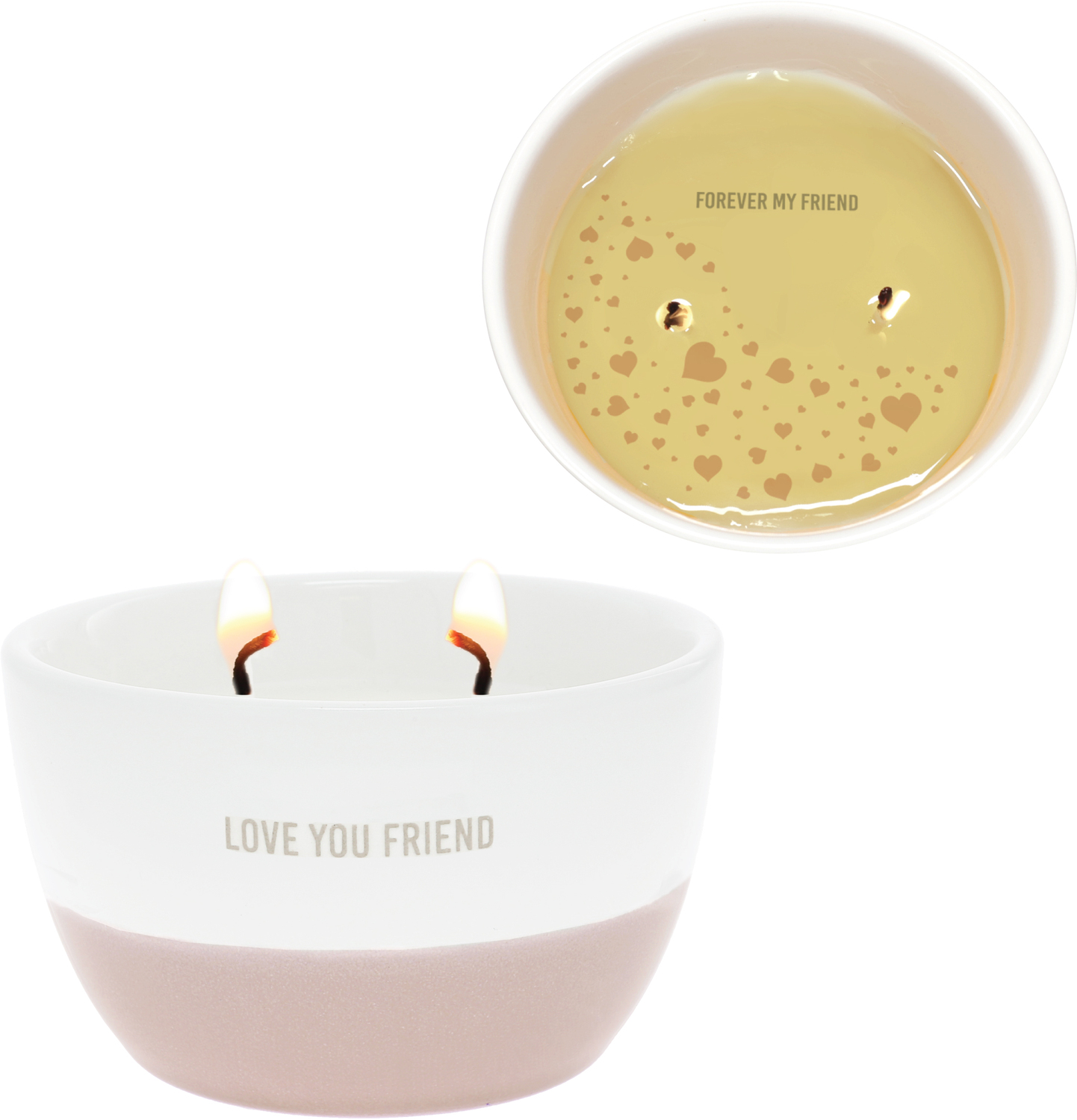 Love You Friend by Love You - Love You Friend - 11 oz - 100% Soy Wax Reveal Double Wick Candle
Scent: Tranquility