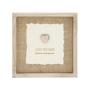 Love You Mom by Love You - 5.5" MDF Plaque