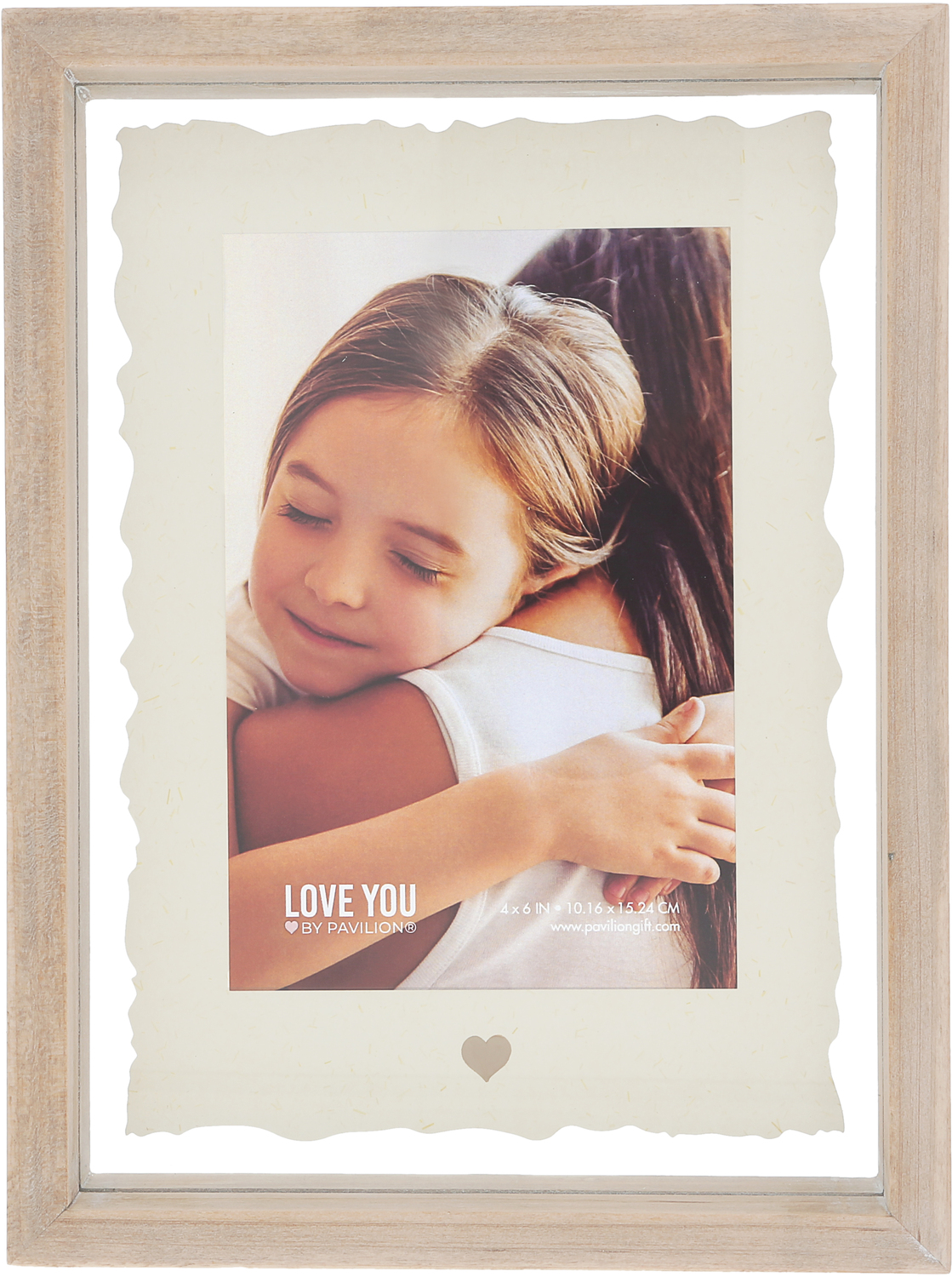 Heart by Love You - Heart - 7.25" MDF Frame
(Holds 4" x 6")