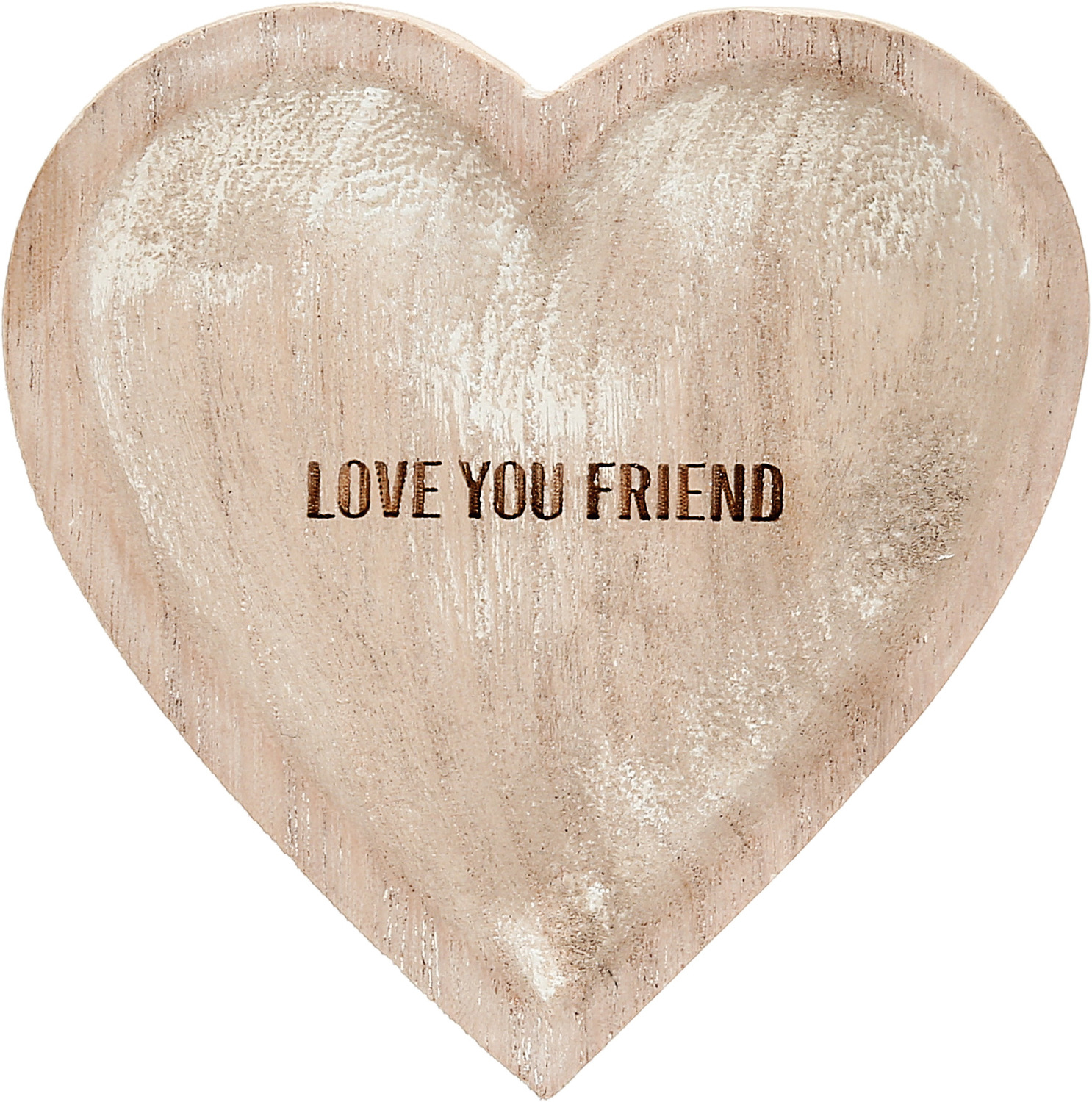 Love You Friend by Love You - Love You Friend - 4" Wood Keepsake Dish