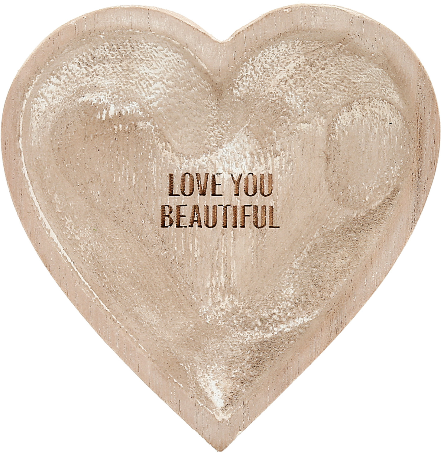 Love You Beautiful by Love You - Love You Beautiful - 4" Wood Keepsake Dish