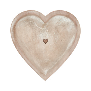 Heart by Love You - 7" Wood Dish