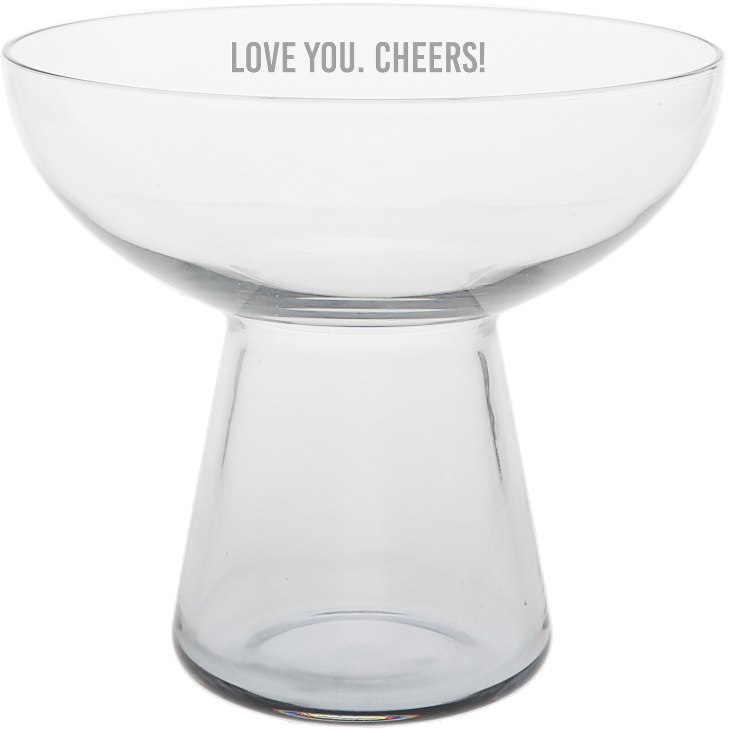 Love You. Cheers! by Love You - Love You. Cheers! - 15 oz Cocktail Glass