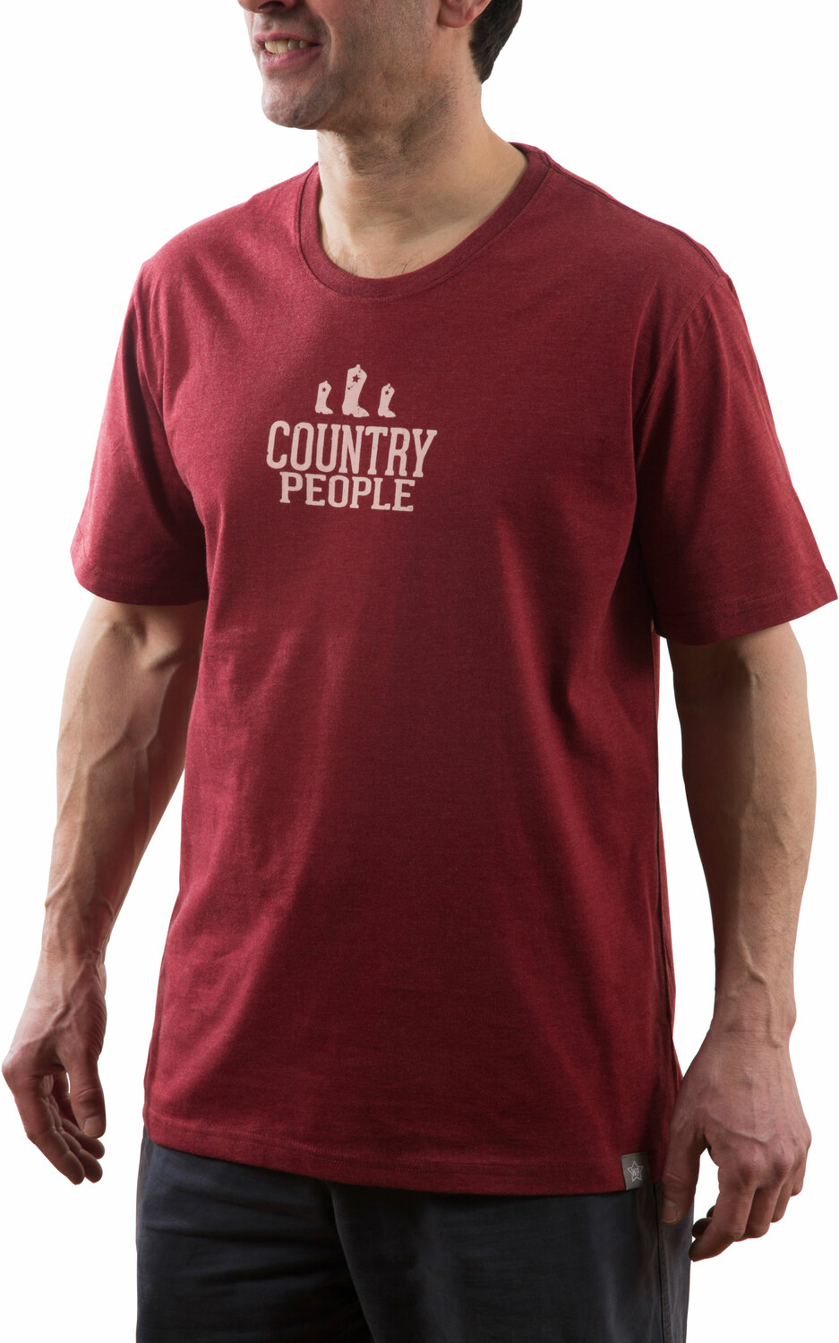 Country People by We People - Country People - Small Red Unisex T-Shirt