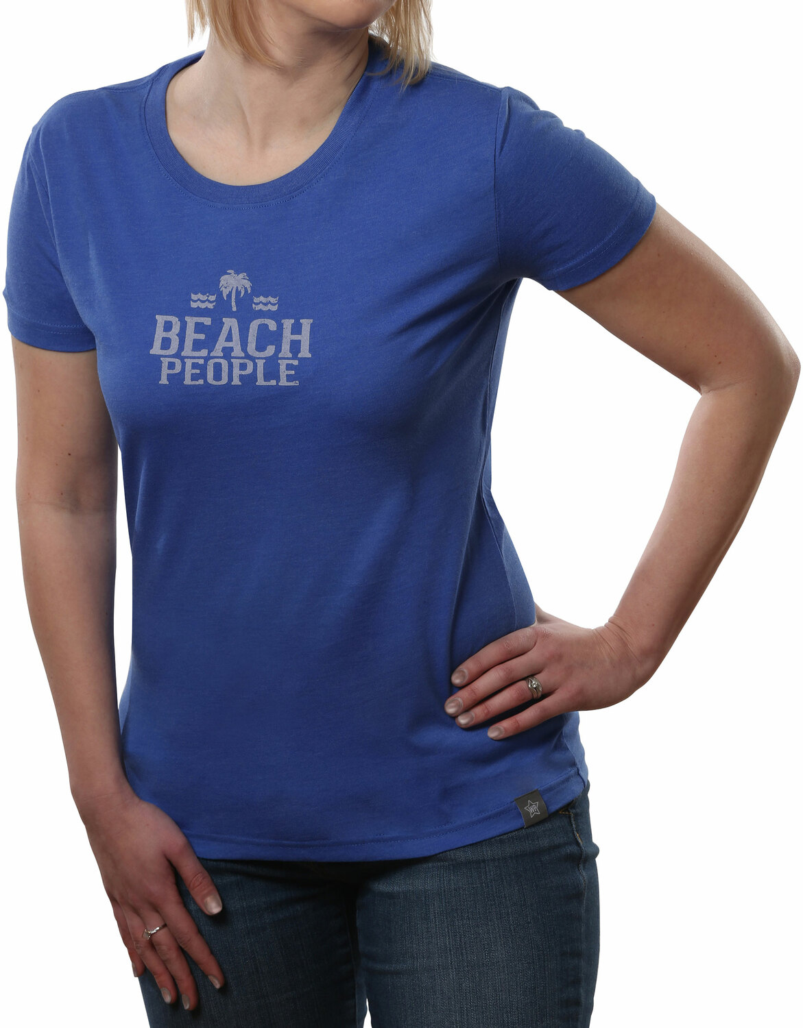 Beach People by We People - Beach People - Double Extra Large Blue Women's T-Shirt
