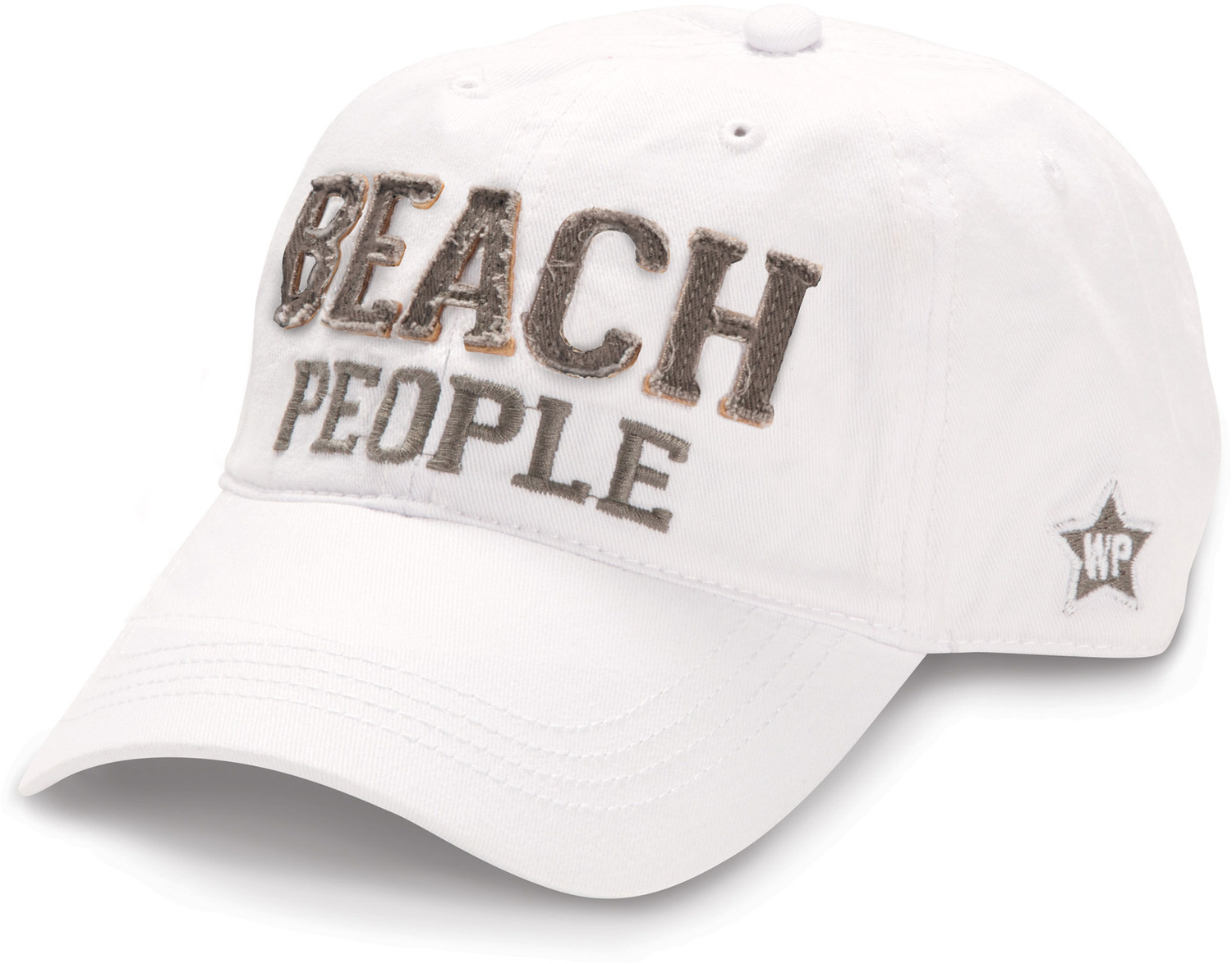 Beach People by We People - White Unisex Adjustable Beach Hat