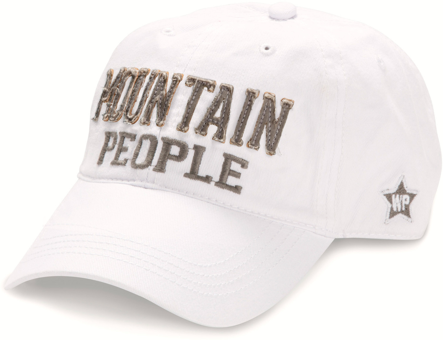 Mountain People by We People - Mountain People White Snapback Mountain Hat