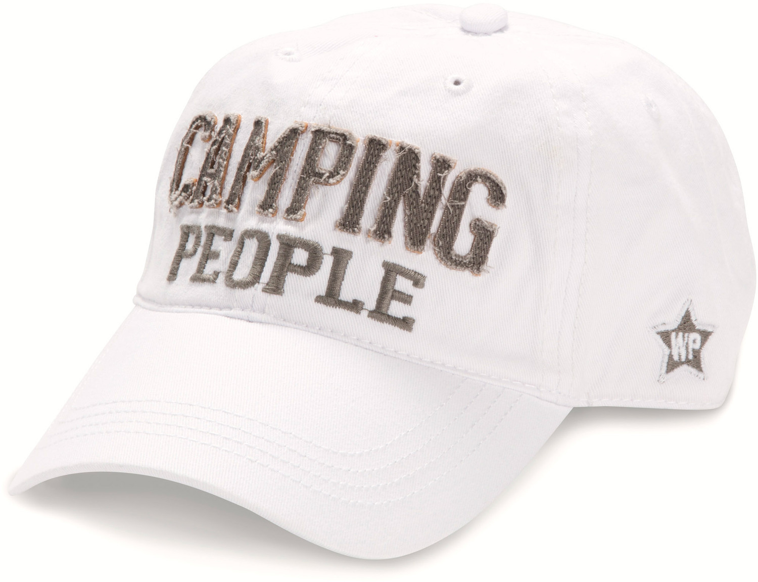 Camping People by We People - White Unisex Adjustable Camping Hat