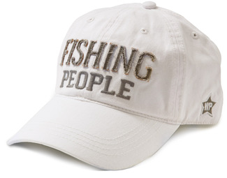 Fishing People by We People - White Adjustable Hat