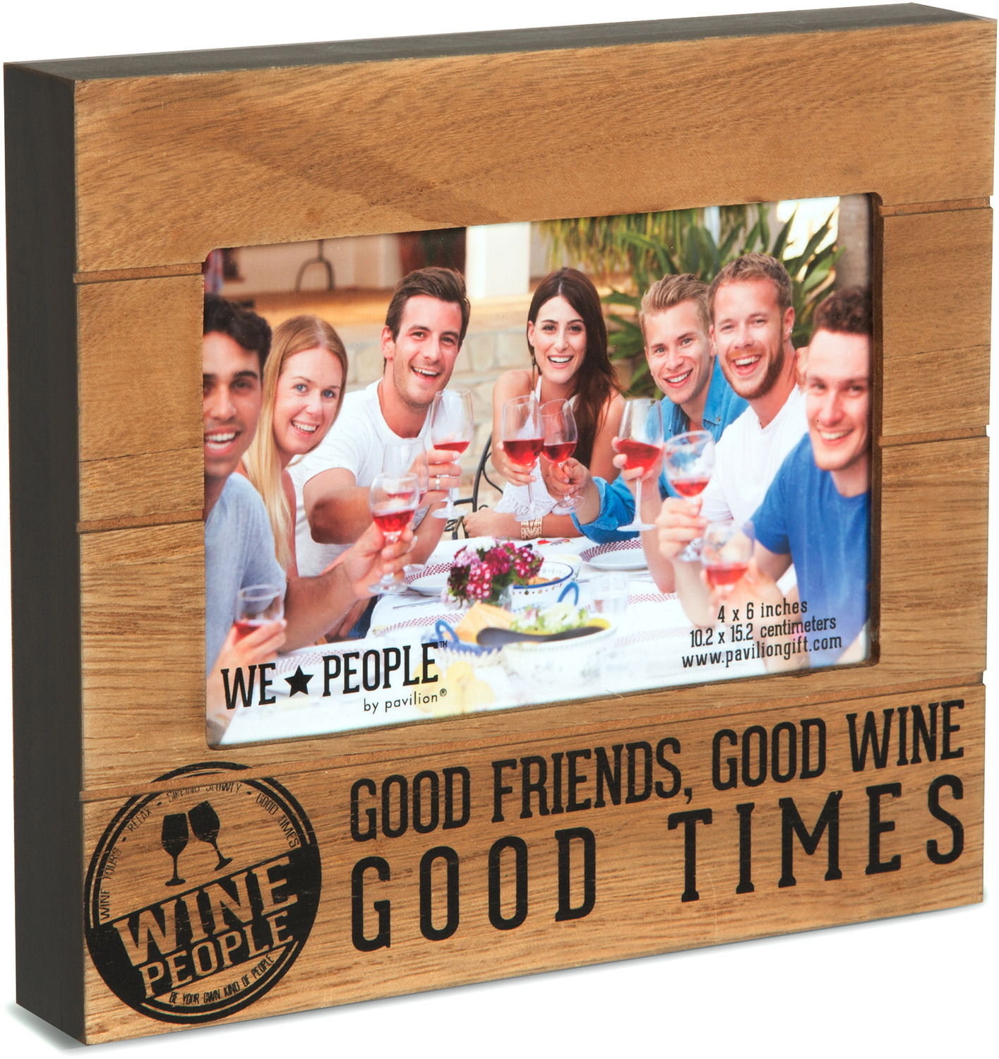 Wine People by We People - <em>Wine</em> - Fun Memory Picture Frame, 4x6 -