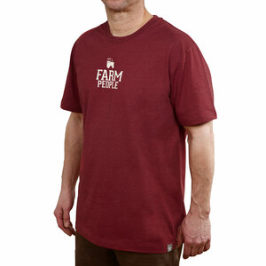 Farm People by We People -  Small Red Unisex T-Shirt