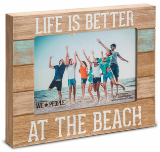 Beach People by We People - 7.25" x 9" Frame
(Holds 5" x 7" photo)