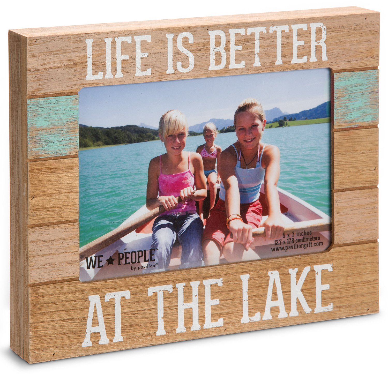 Lake People by We People - Lake People - 7.25" x 9" Frame
(Holds 5" x 7" photo)