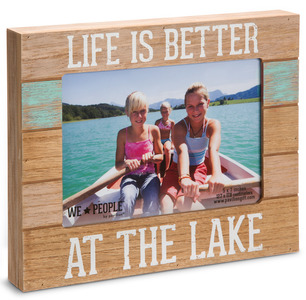 Lake People by We People - 7.25" x 9" Frame
(Holds 5" x 7" photo)