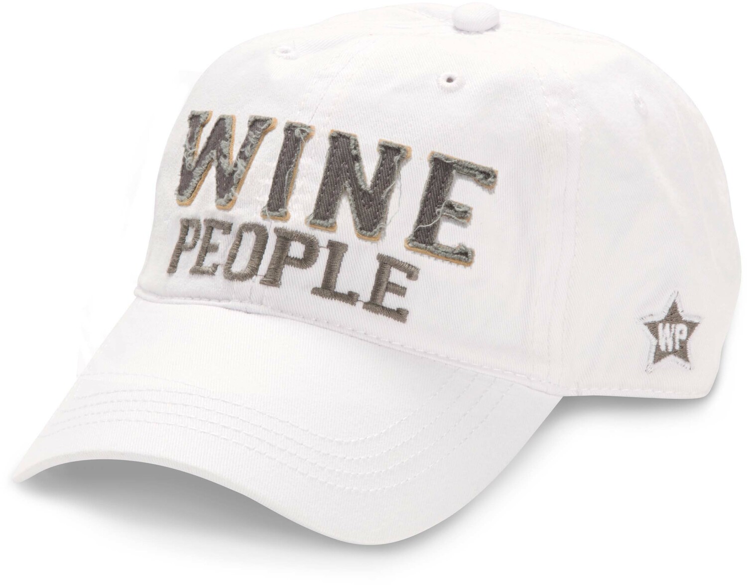 Wine People by We People - Wine People - White Adjustable Hat