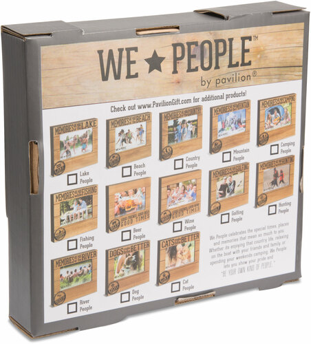 Memories are Made at The River 4x6 Picture Frame Pavilion Gift Company 67264 Pavilion