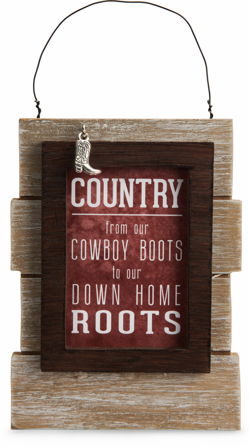 Country People by We People - Country People - 5.25" Self Standing or Hanging Plaque