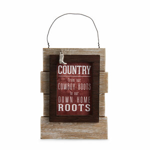 Country People by We People - 5.25" Self Standing or Hanging Plaque