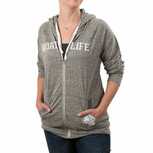 Boat Life by We People - Double Extra Large Dark Gray Unisex Hooded Sweatshirt