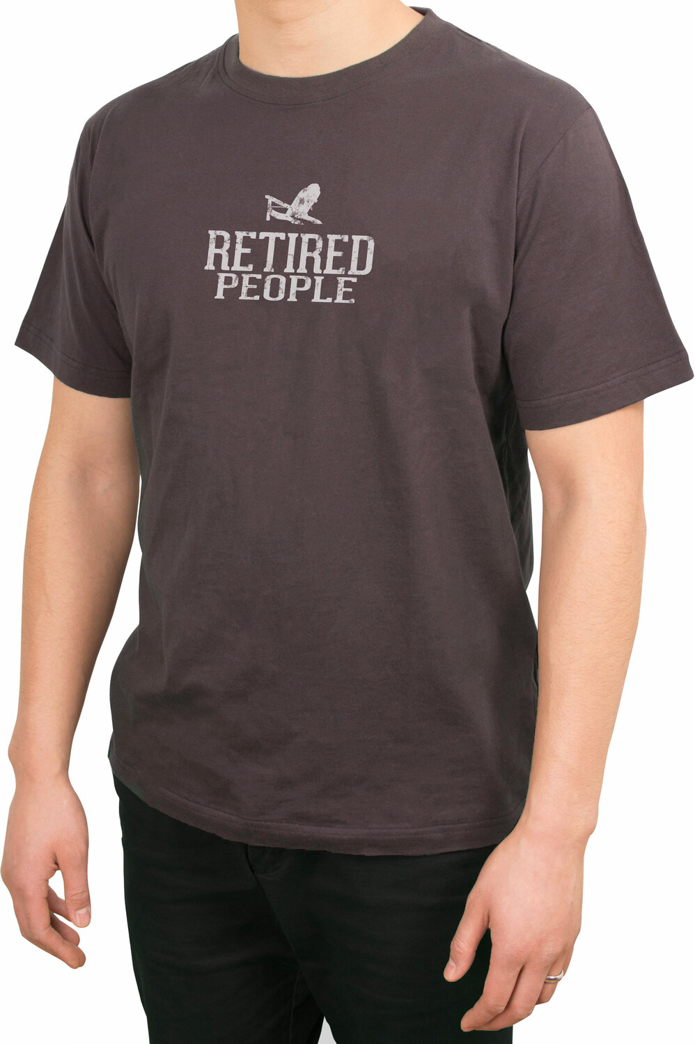 Retired People by We People - Retired People - Medium Charcoal Unisex T-Shirt