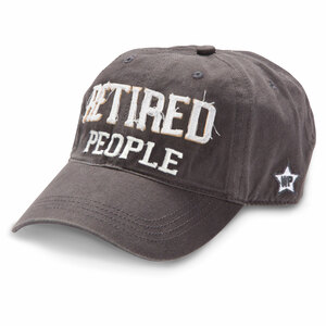 Retired People by We People - Dark Gray Adjustable Hat