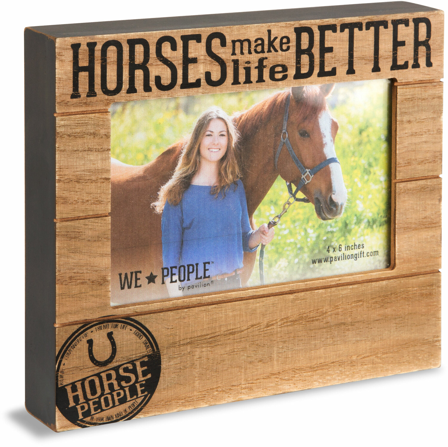 Horse People by We People - Horse People - 6.75" x 7.5" Frame (Holds 4" x 6" photo)