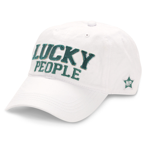 Lucky People by We People - White Adjustable Hat