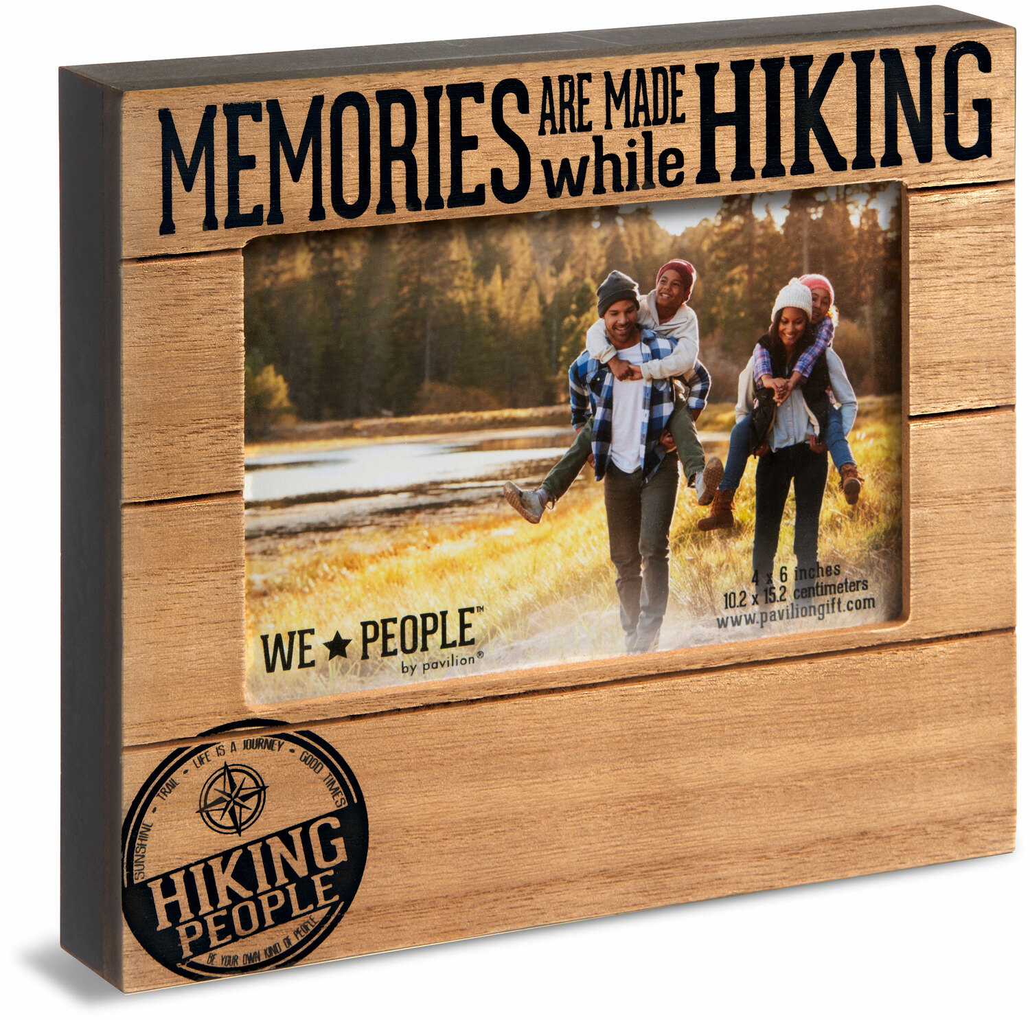Hiking People by We People - Hiking People - 6.75" x 7.5" Frame (Holds 4" x 6" photo)