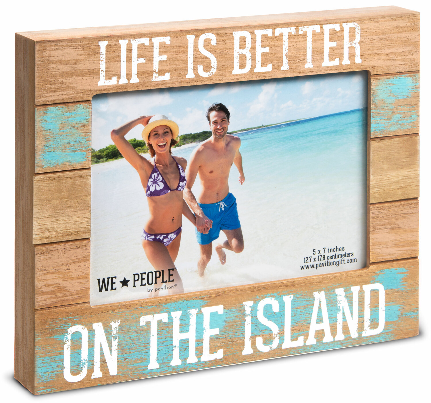 Island People by We People - Island People - 9" x 7.25" Frame (Holds 5" x 7" photo)