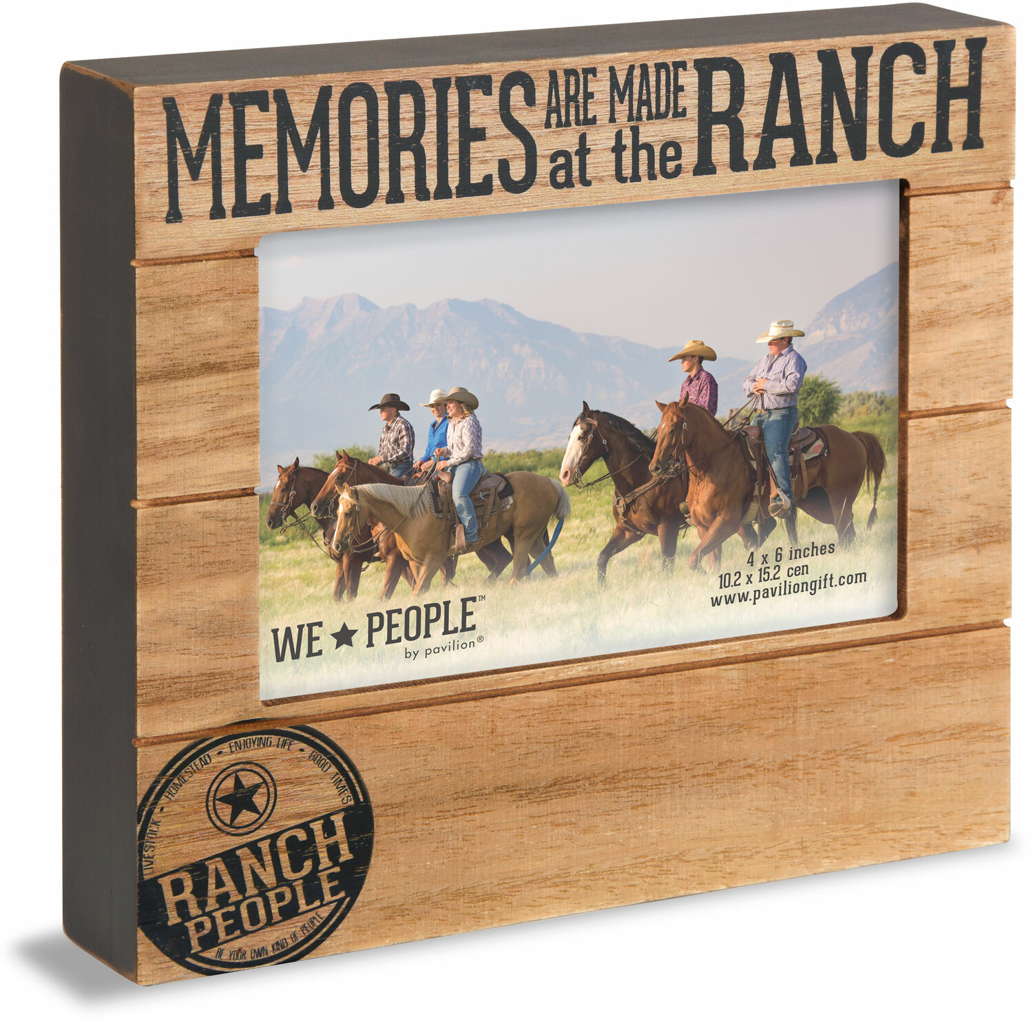 Ranch People by We People - Ranch People - 6.75" x 7.5" Frame (Holds 4" x 6" photo)