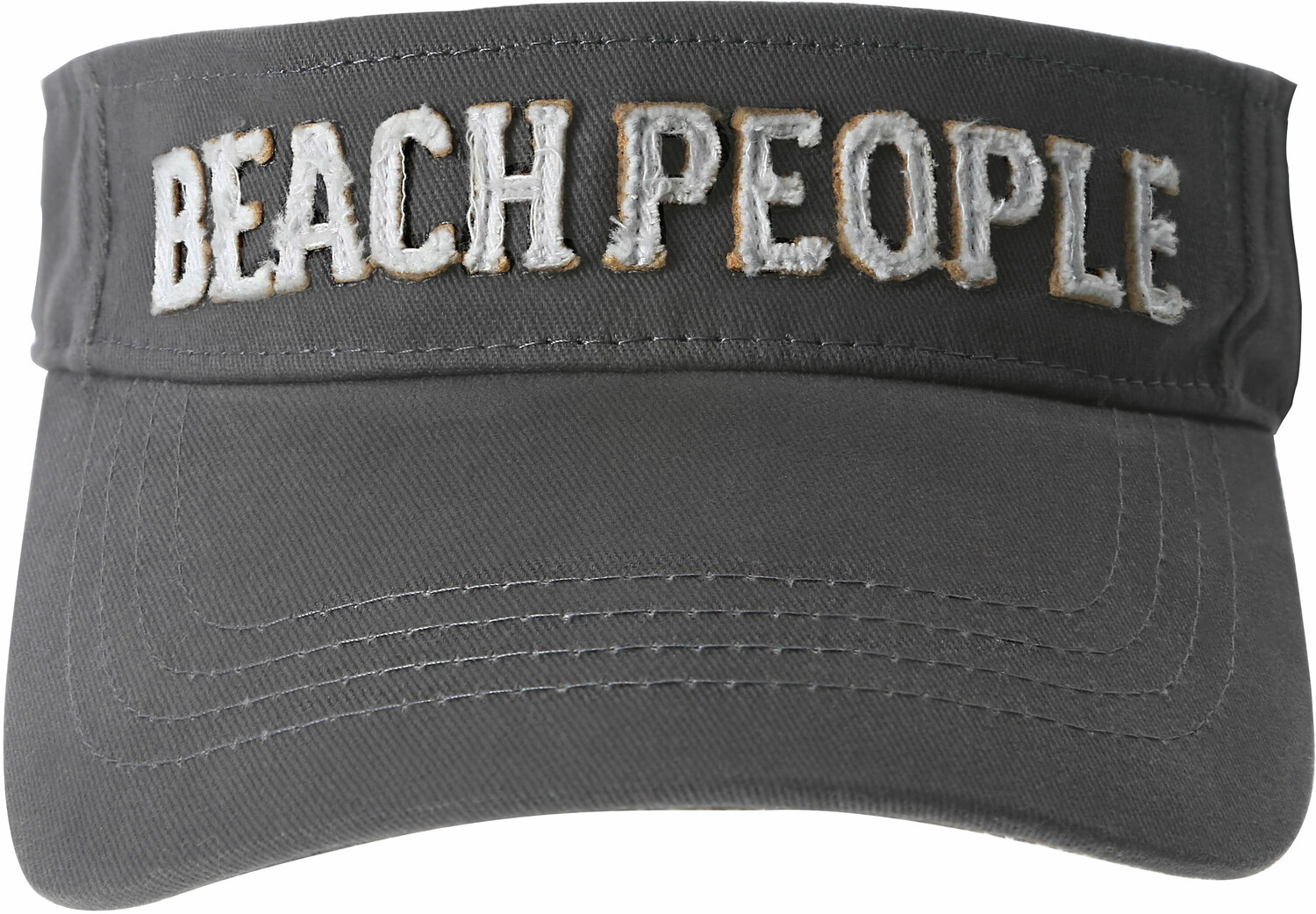 Beach People by We People - Beach People - Dark Gray Adjustable Visor Hat
