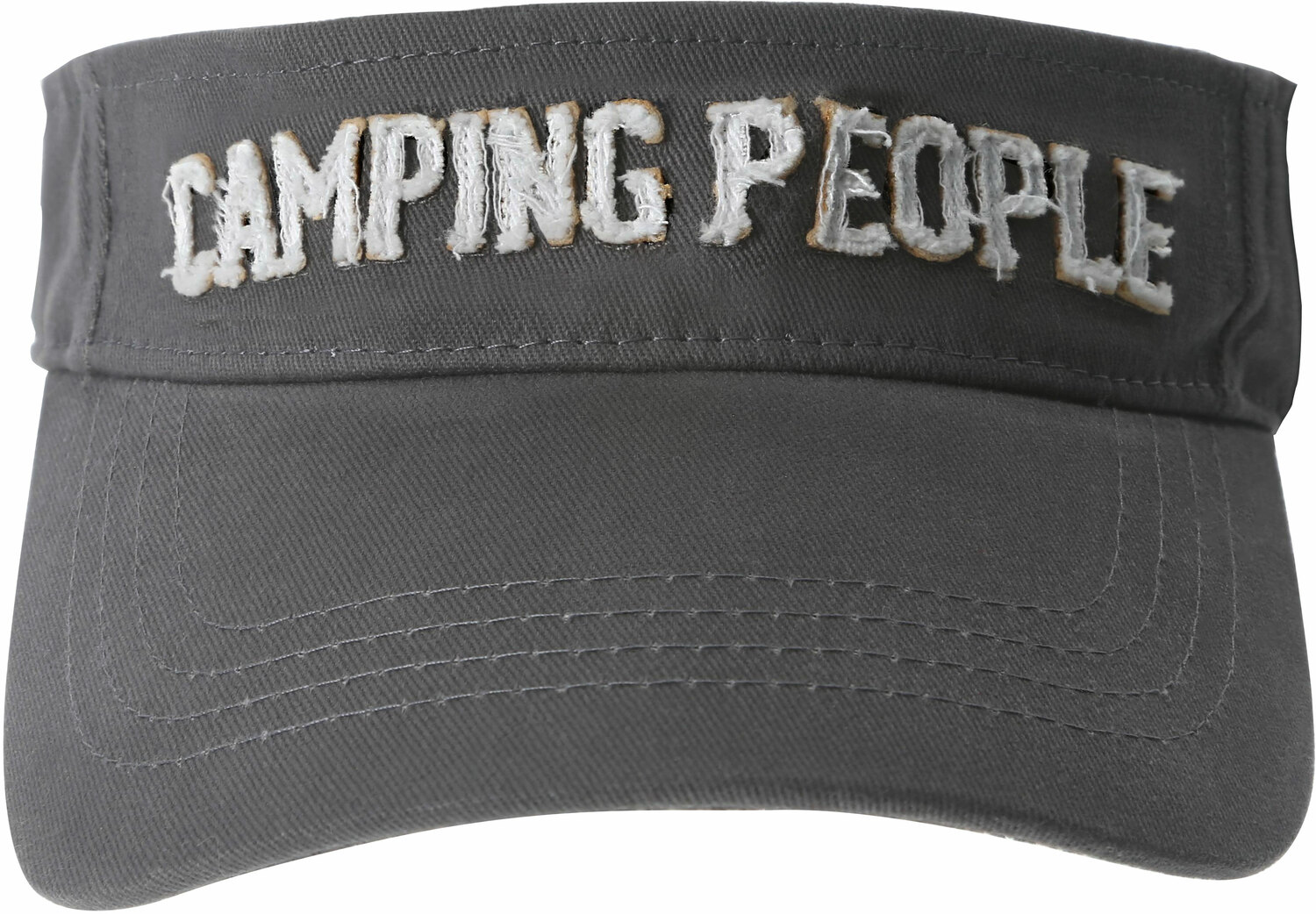 Camping People by We People - Camping People - Dark Gray Adjustable Visor Hat