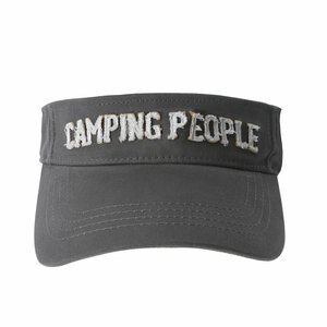 Camping People by We People - Dark Gray Adjustable Visor Hat