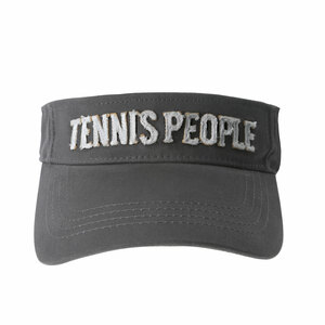 Tennis People by We People - Dark Gray Adjustable Visor Hat