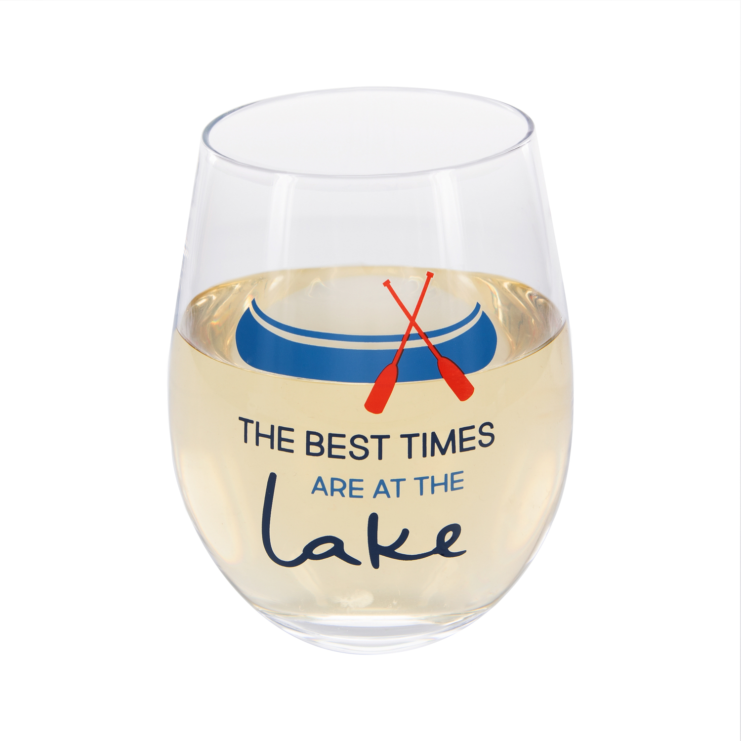 Best Times by We People - Best Times - 18 oz Stemless Wine Glass