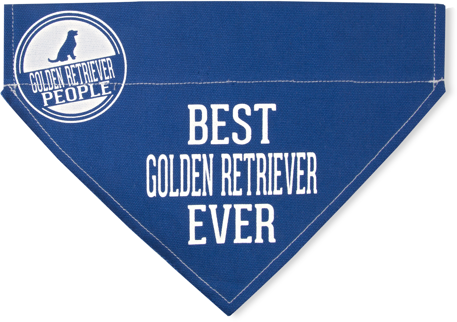 Best Golden Retriever by We Pets - Best Golden Retriever - 12" x 8" Canvas Slip on Pet Bandana
